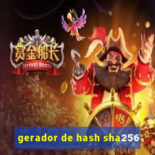 gerador de hash sha256